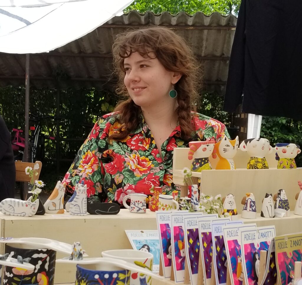 Portrait de la céramiste Adelle Zanotti