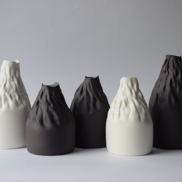 Vases d'Audrey Sanseigne disponibles à l'Écrin rue Sainte-Madeleine à Strasbourg