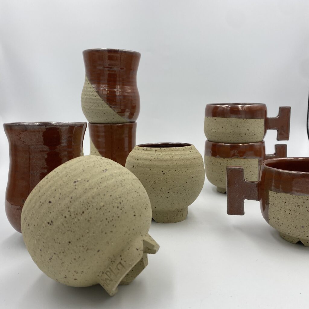 Céramiques d'Alsace de Giom Von Birgitta disponibles à la boutique de créateurs L'Écrin à Strasbourg