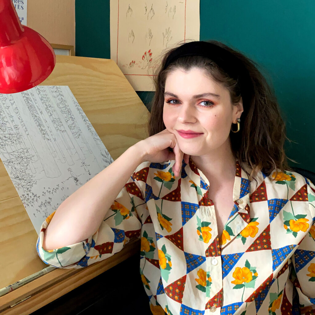 Portrait de l'illustratrice Nastassia B. à Strasbourg