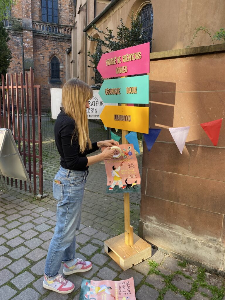 Marché de créateurs avec Le Générateur et L'Écrin à Strasbourg dans l'église Saint-Pierre-le-Vieux