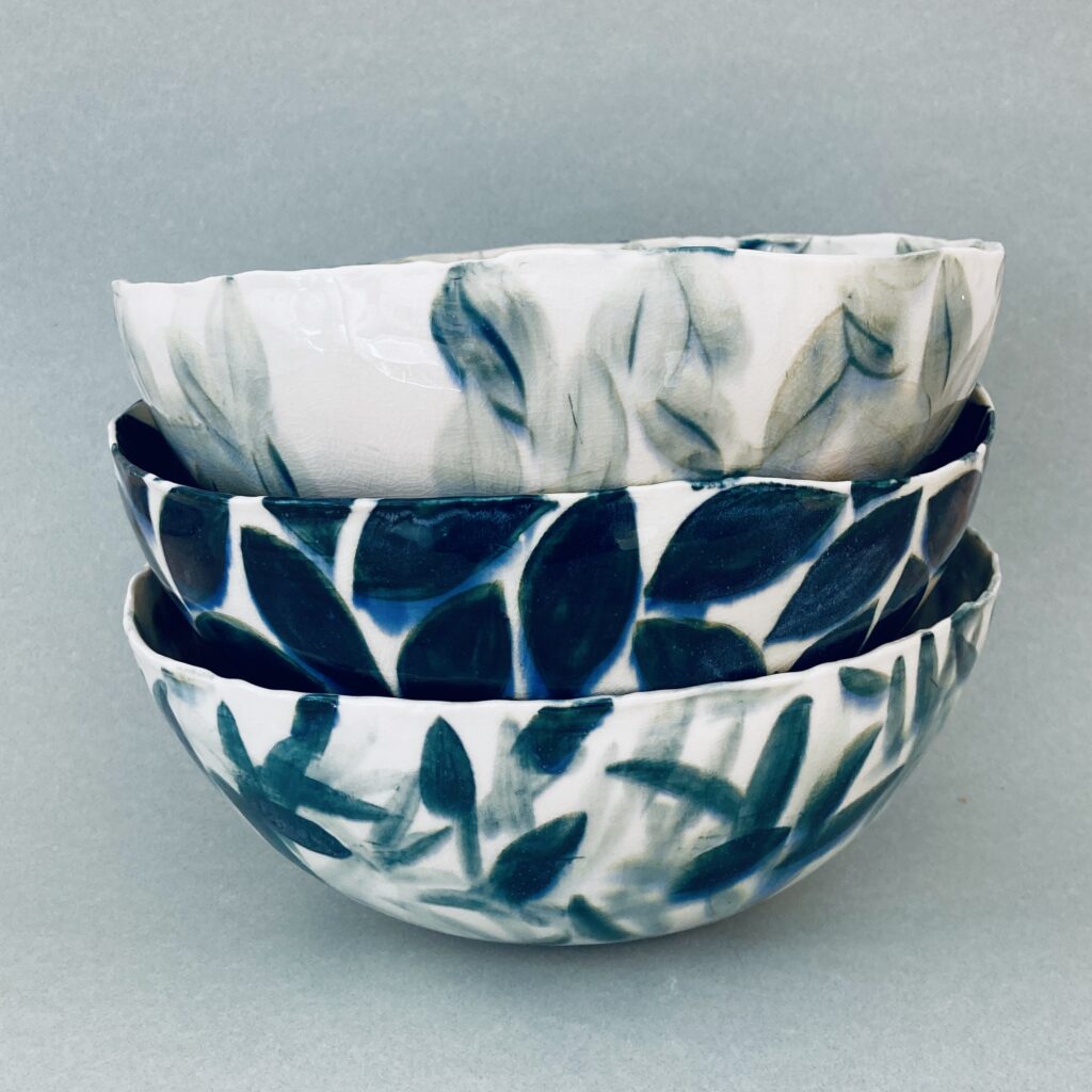 Saladiers en porcelaine de Martha Stahlkopf disponibles au concept store Le Générateur à Strasbourg