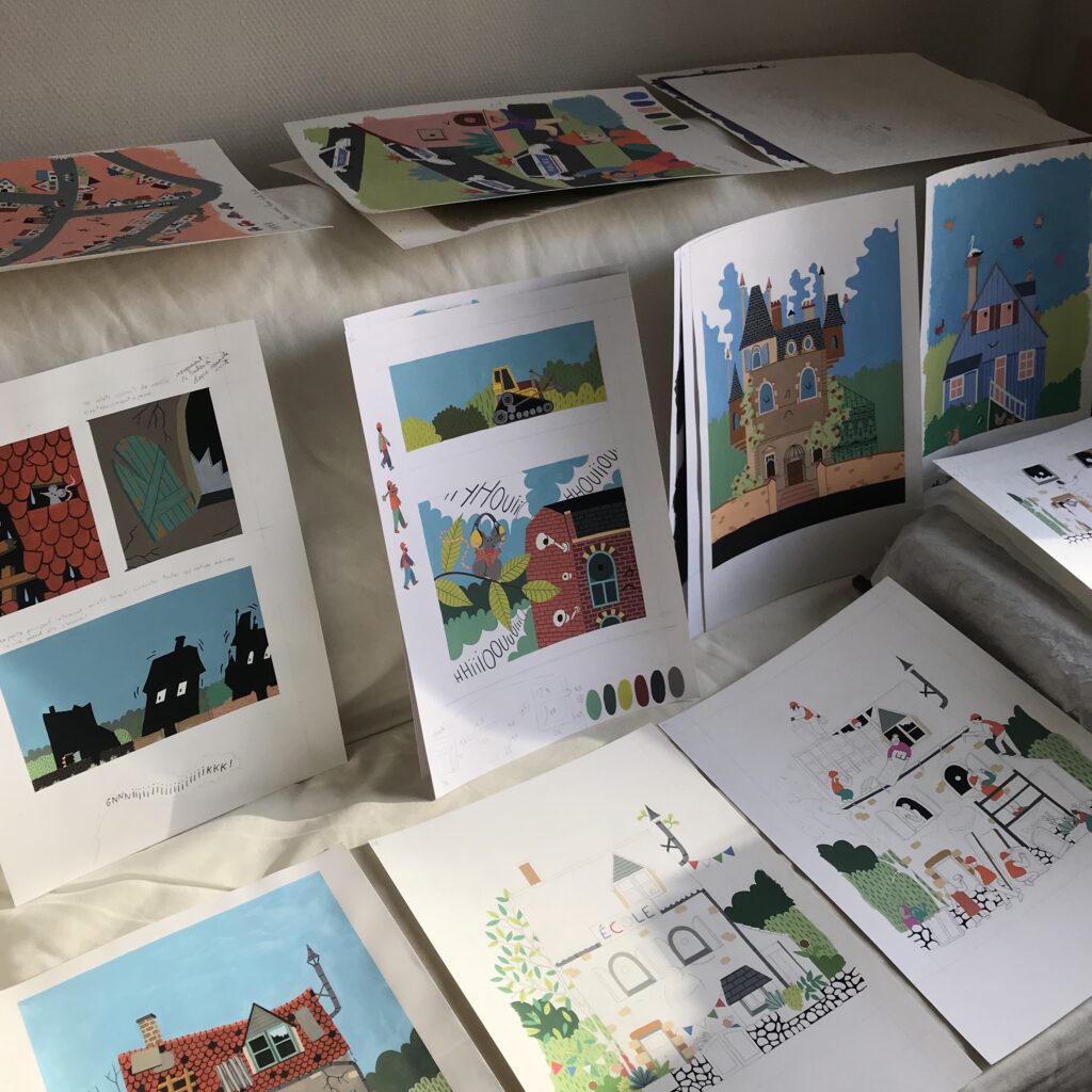 Illustrations du livre Le sauvetage d'Alphonse