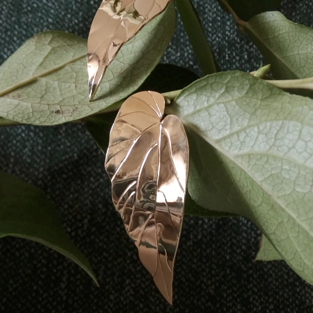 Boucles d'oreilles bégonia, Amabilis Atelier