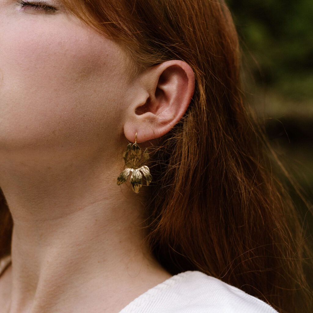 Boucles d'oreilles iris de Amabilis Atelier