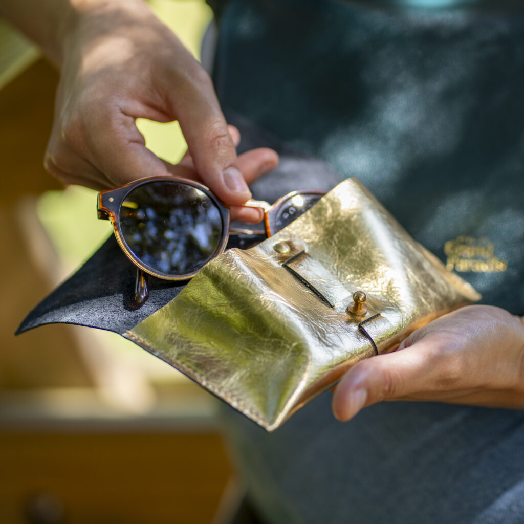Pochette à lunettes, Atelier Grand Paradis